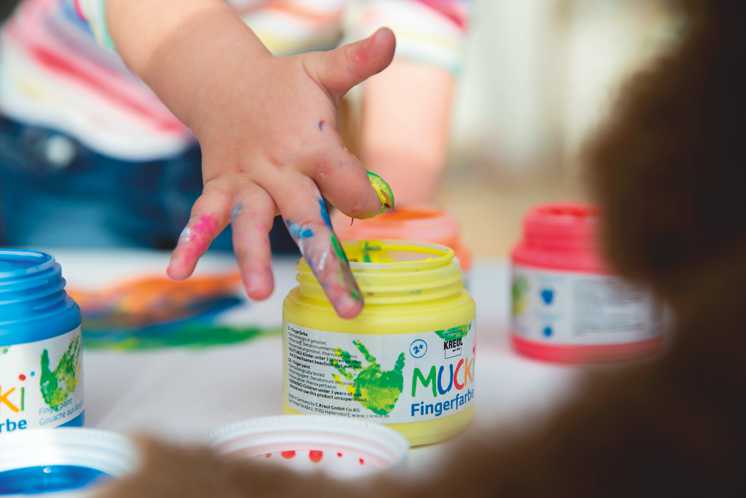 MUCKI Fingerfarbe 4er Set 150 ml