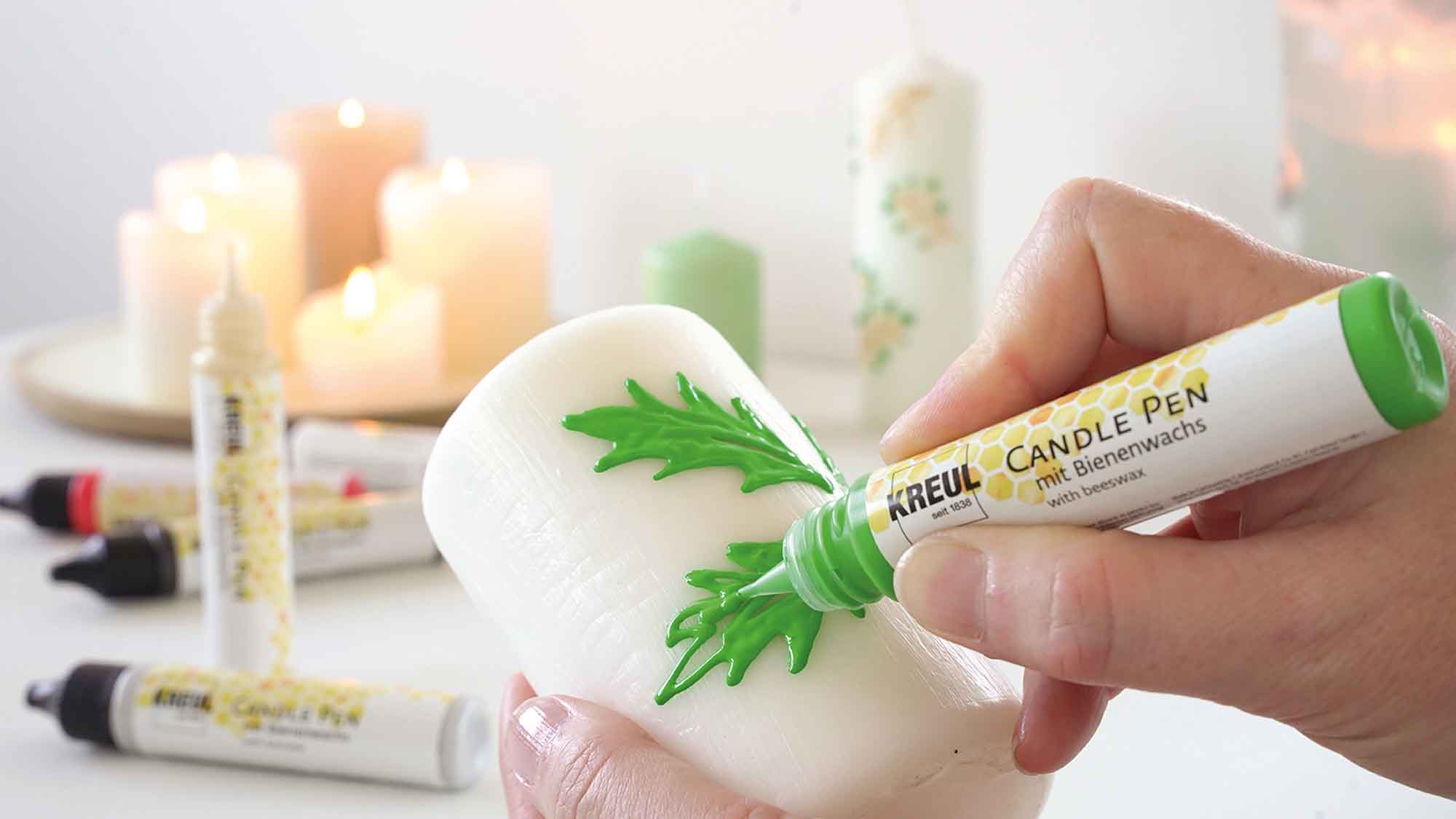 KREUL Candle Pen 6er Set Winter Love