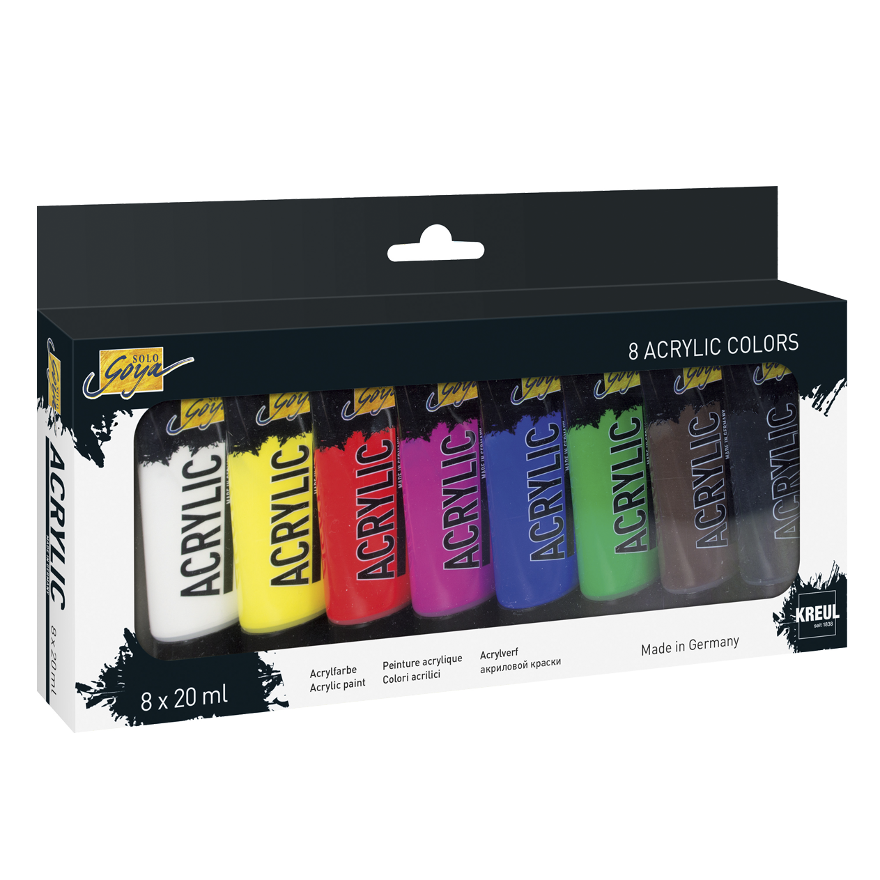SOLO GOYA Acrylic 20 ml Tuben 8er Set