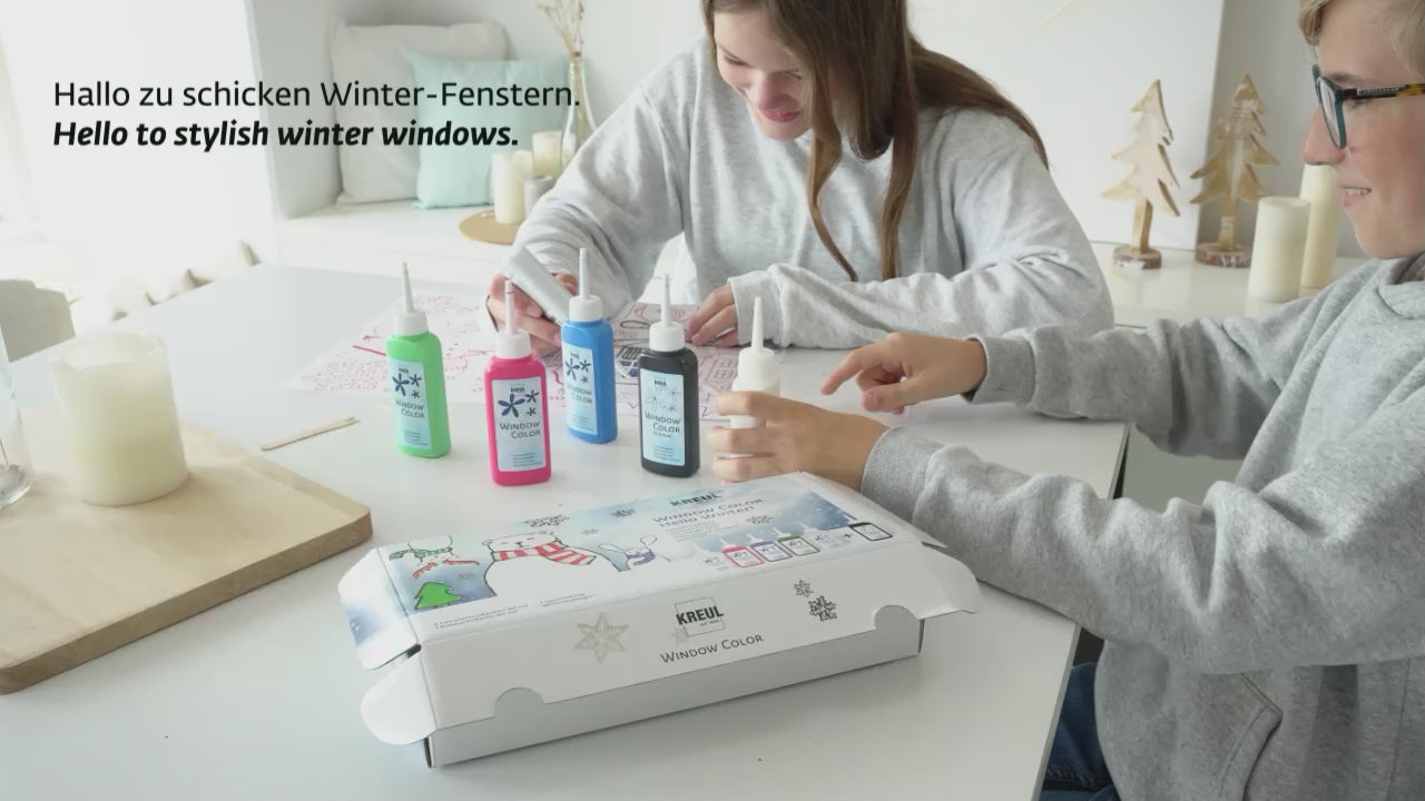 KREUL Window Color Set Hello Winter