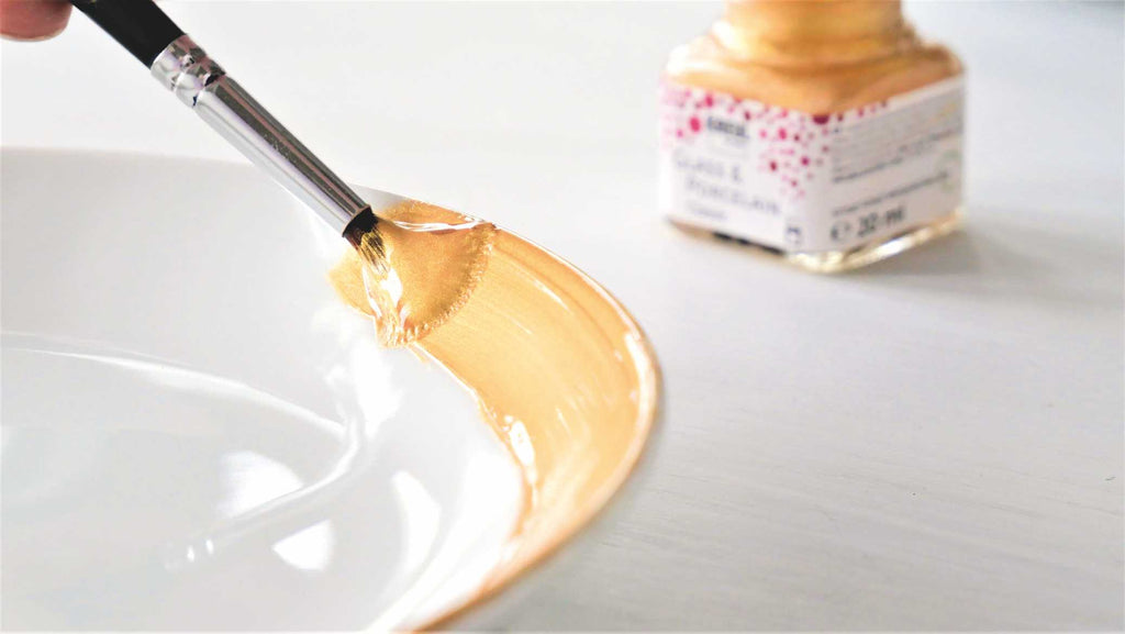 KREUL Glass & Porcelain Classic Metallicfarben Set 6 x 20 ml