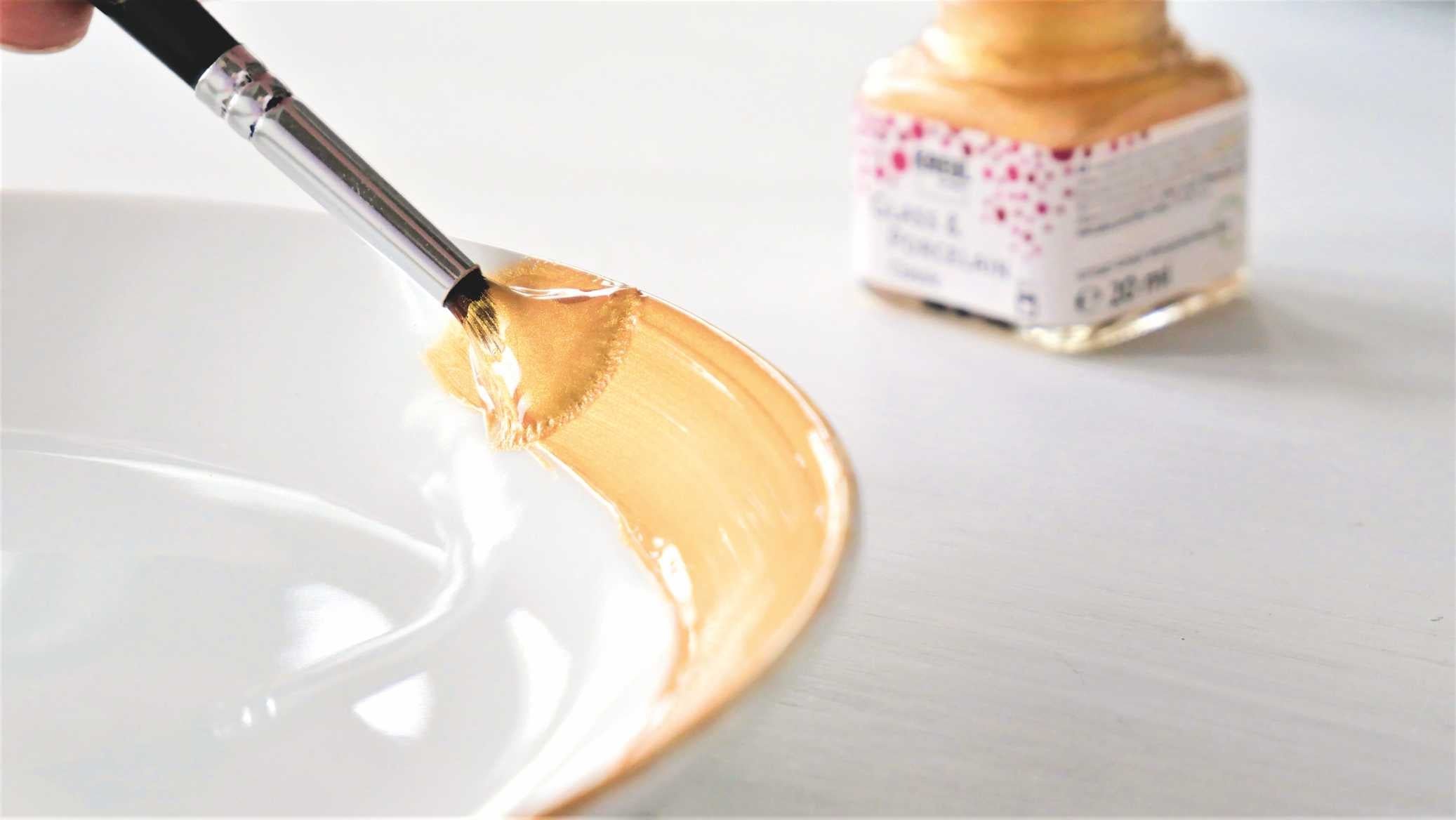 KREUL Glass & Porcelain Classic Metallicfarben Set 6 x 20 ml