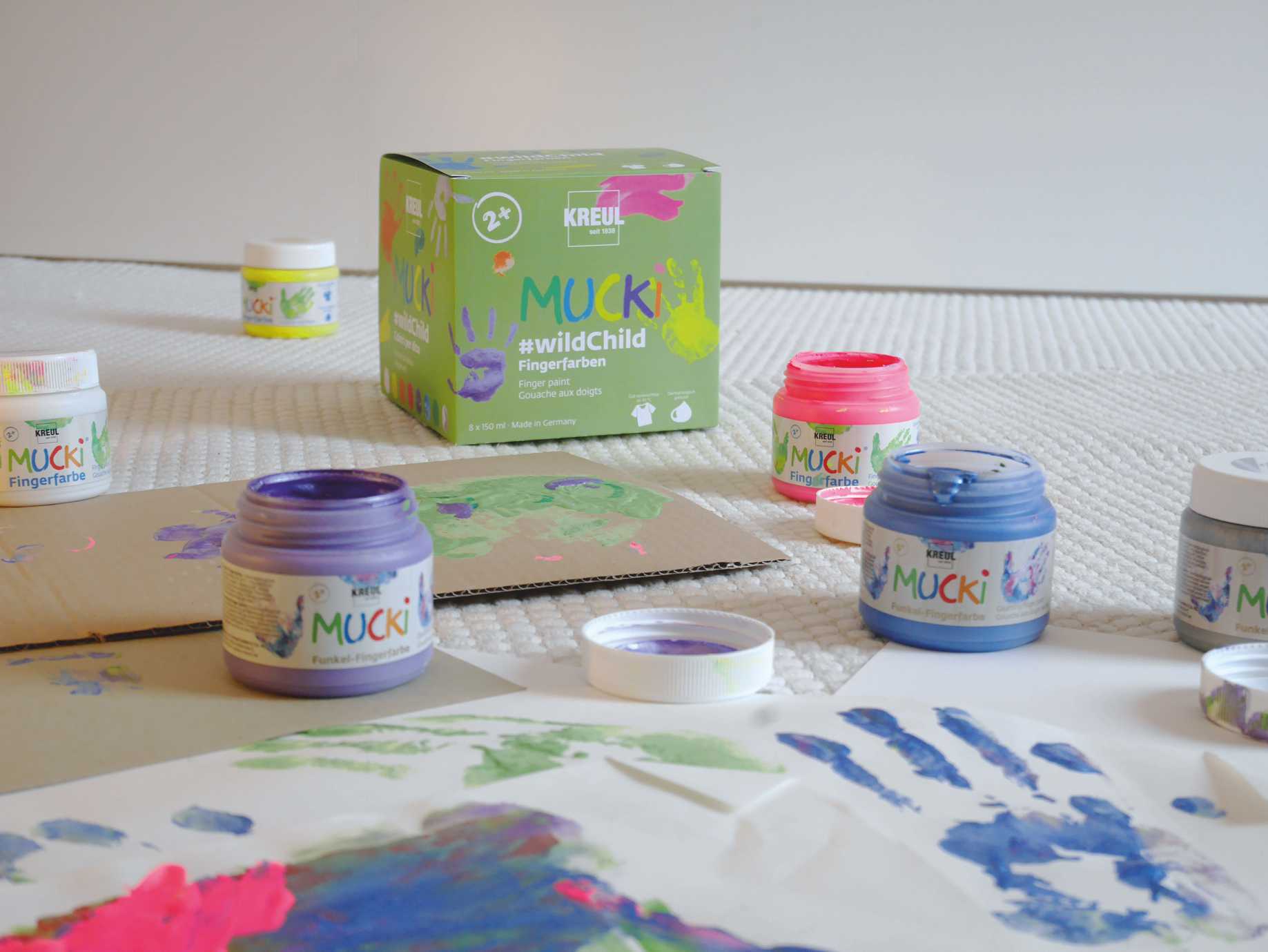 MUCKI Fingerfarben Premium-Set #wildChild