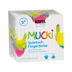 MUCKI Quietsch-Fingerfarbe 4er Set 150 ml