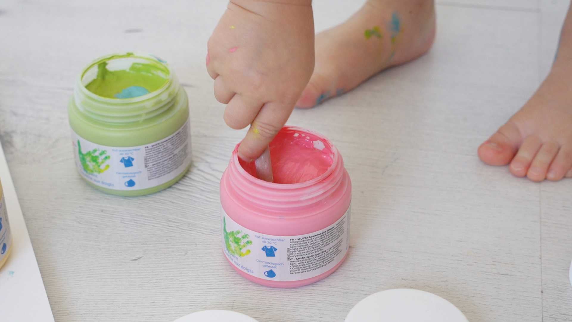 MUCKI Softie-Fingerfarbe 6er Set 150 ml