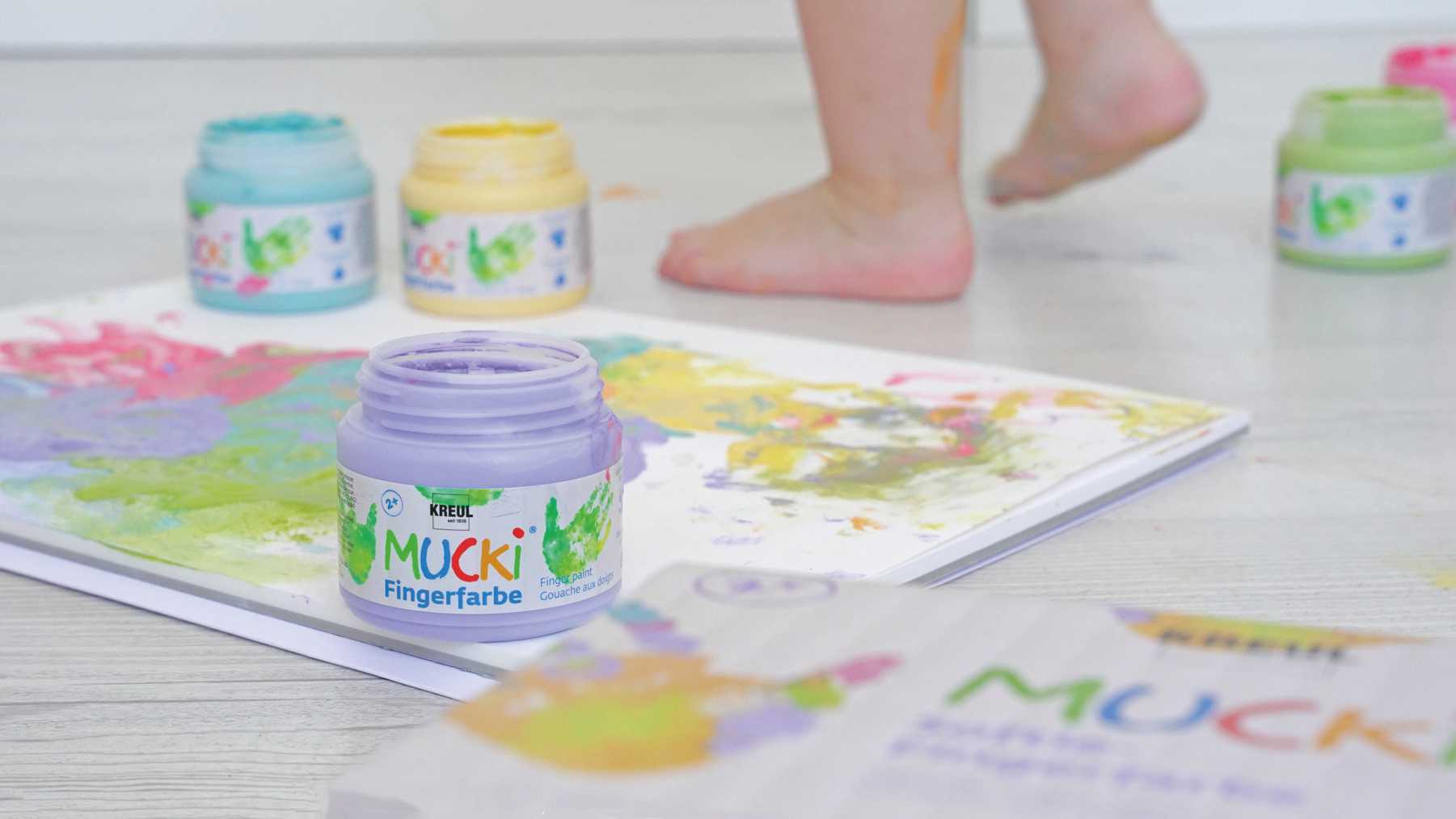 MUCKI Softie-Fingerfarbe 6er Set 150 ml