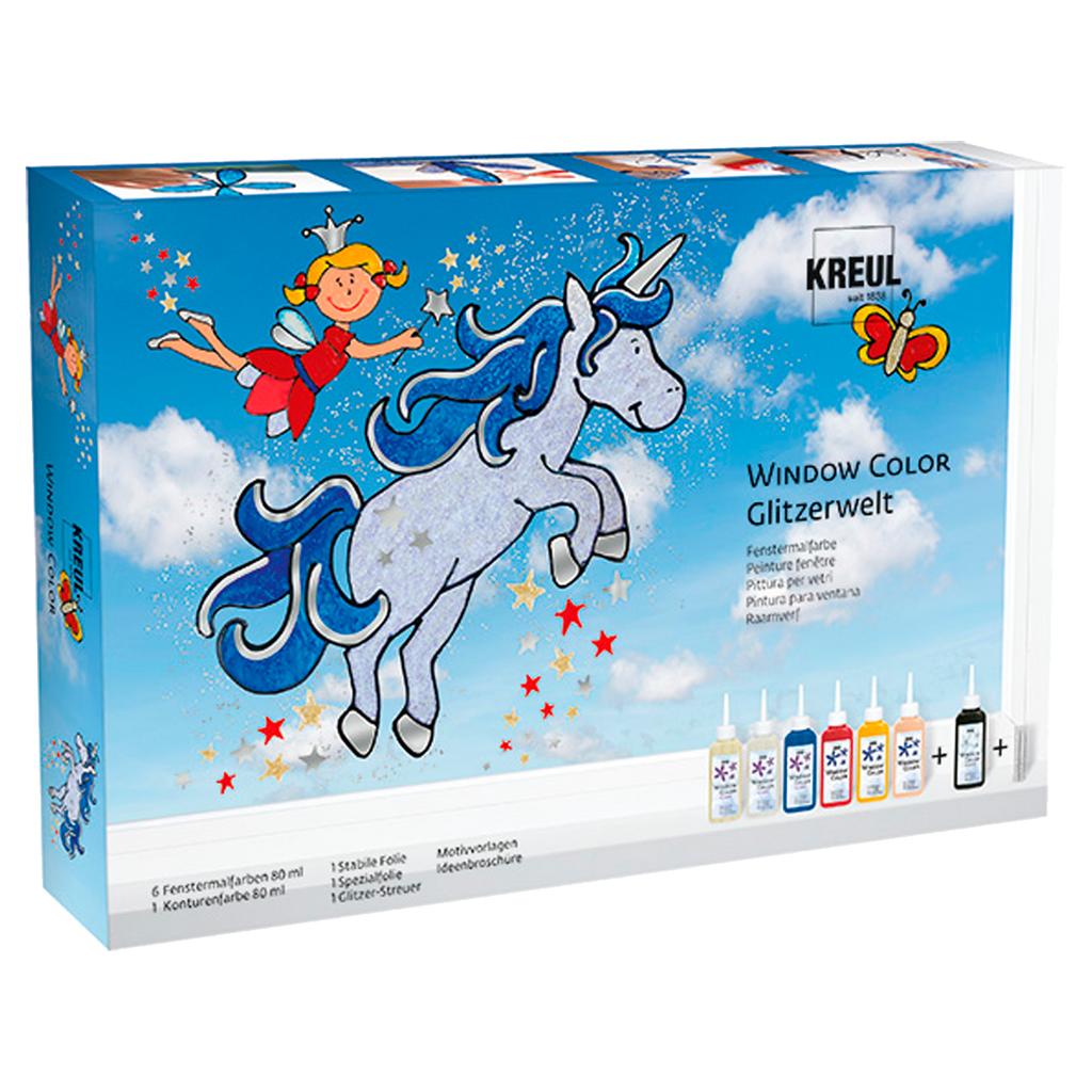 KREUL Window Color Set Glitzerwelt