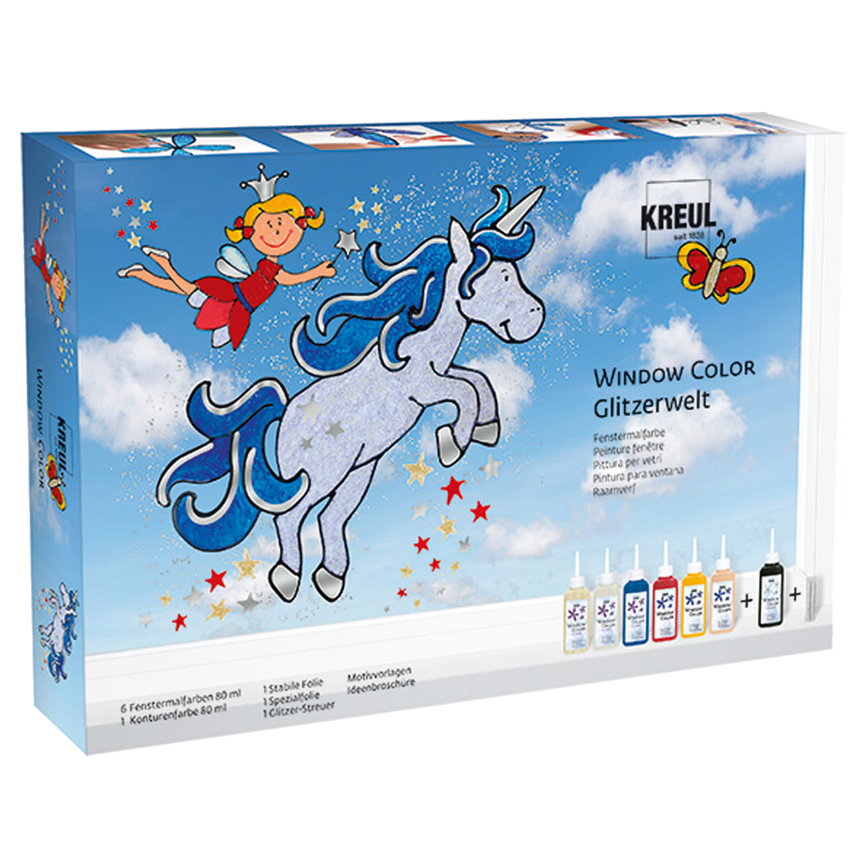 KREUL Window Color Set Glitzerwelt