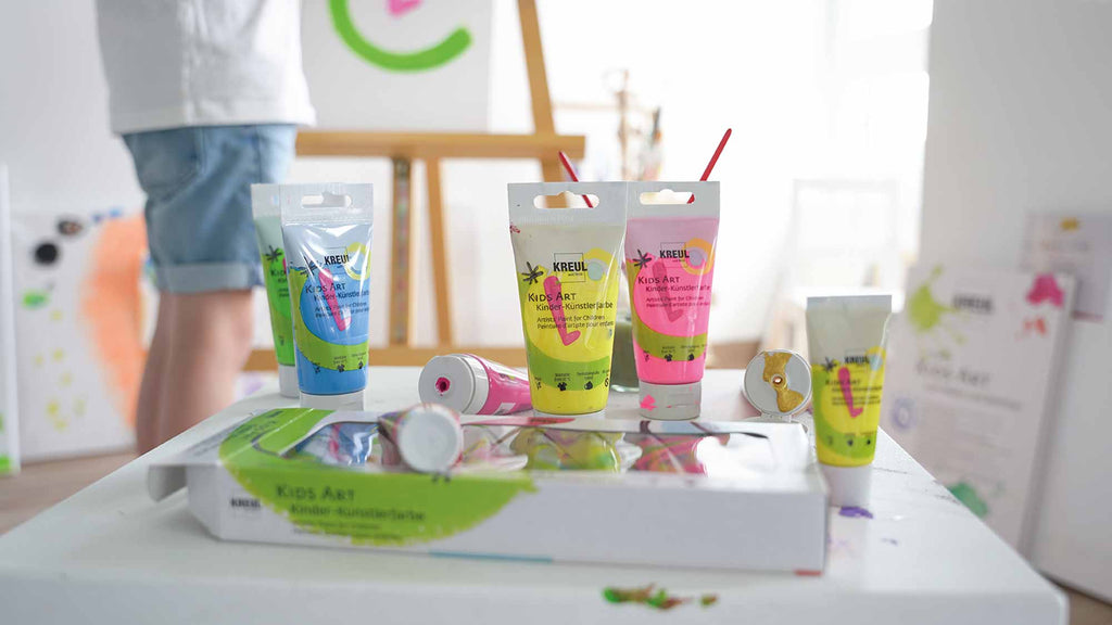 KREUL Kids Art Kinder-Künstlerfarbe 20 ml Tuben 8er Set