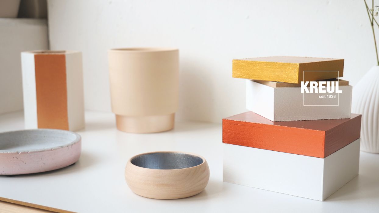 KREUL Acryl Metallicfarben Set Glamour Living 6 x 20 ml