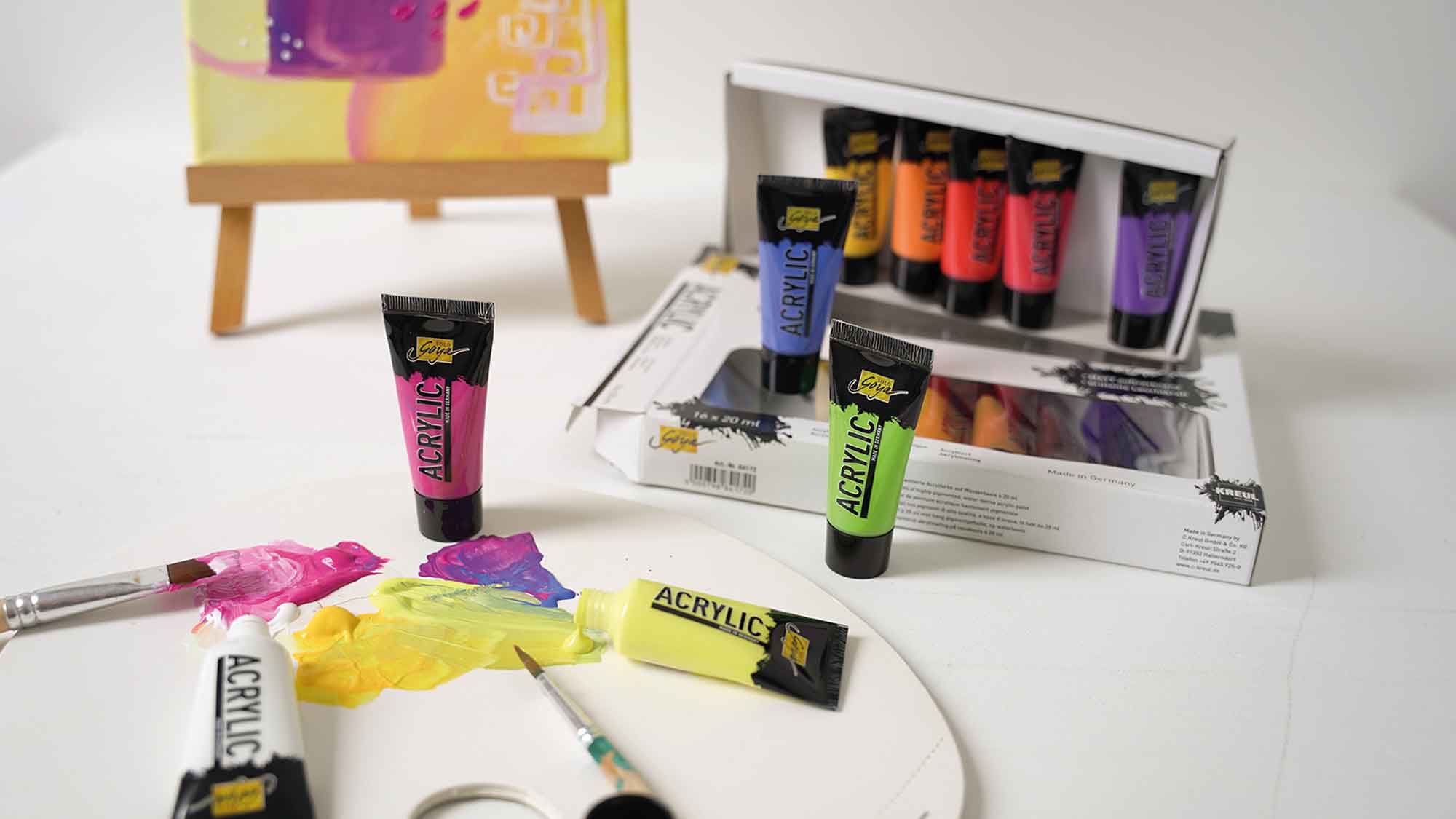 SOLO GOYA Acrylic 20 ml Tuben 16er Set
