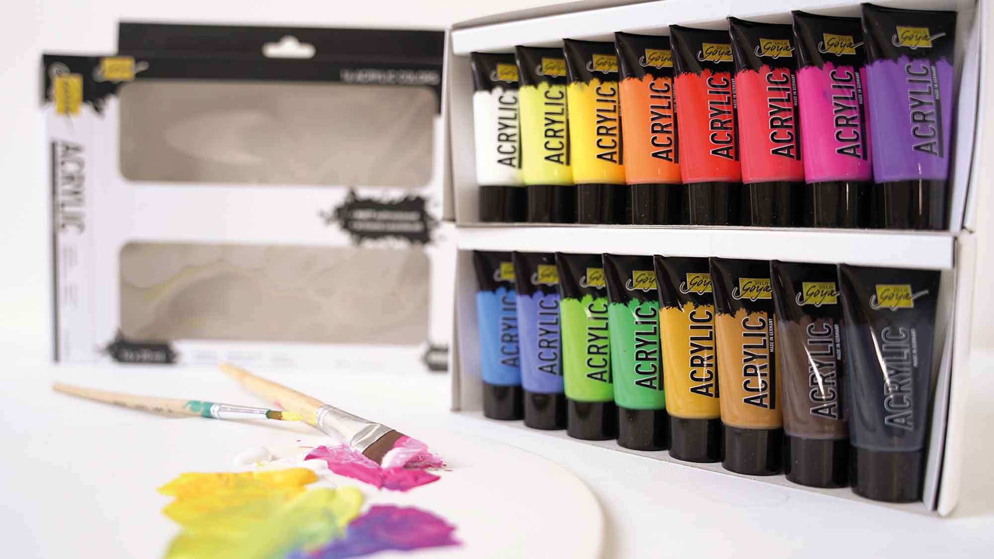 SOLO GOYA Acrylic 20 ml Tuben 16er Set