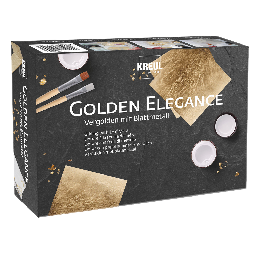 KREUL Vergolden mit Blattmetall Set Golden Elegance