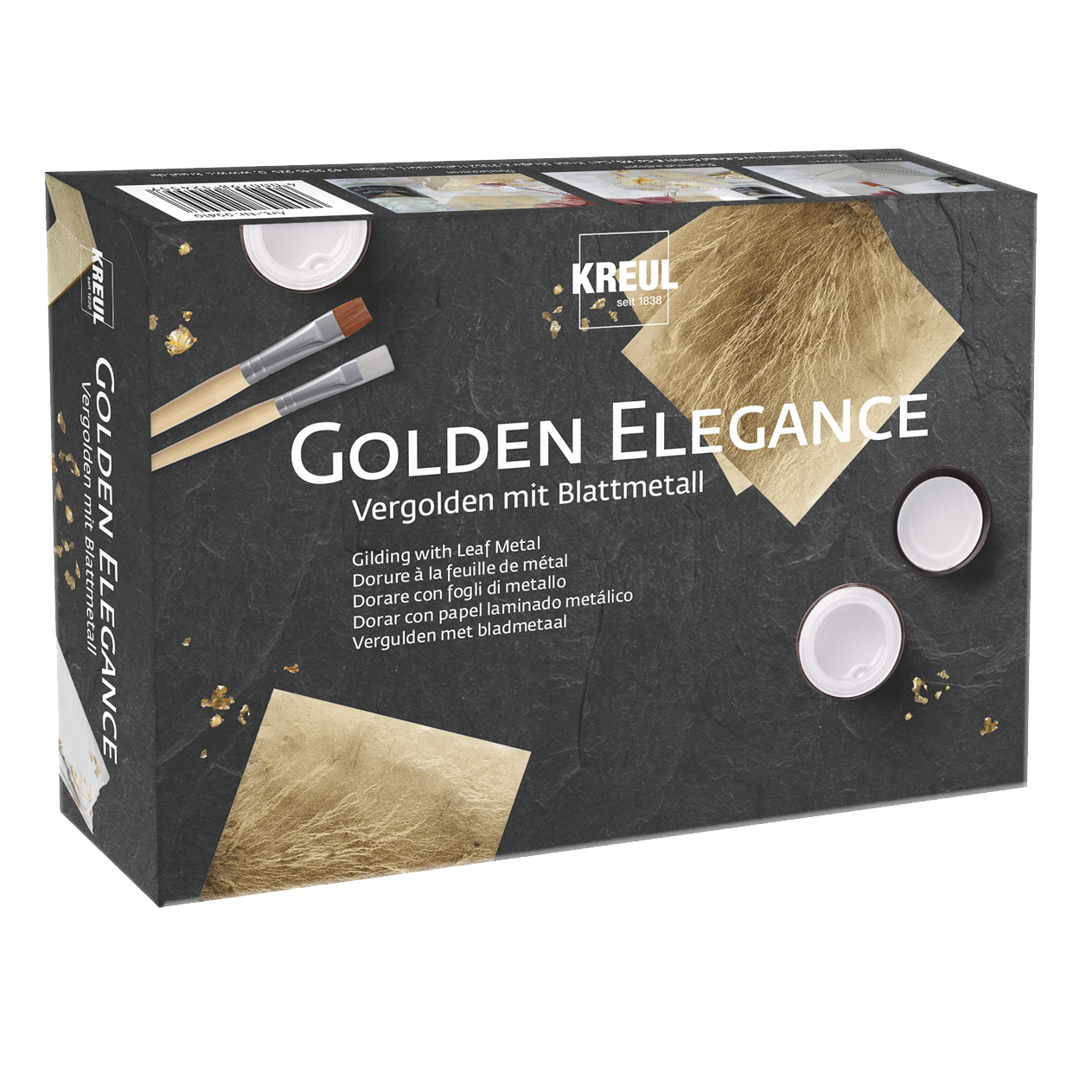 KREUL Vergolden mit Blattmetall Set Golden Elegance