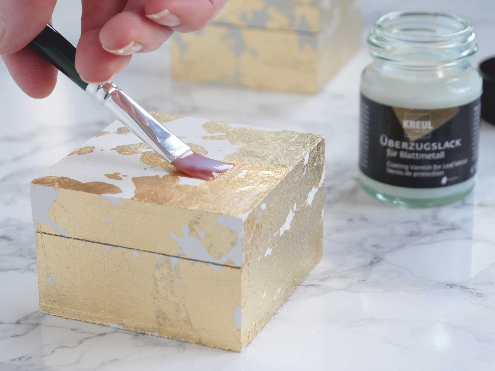 KREUL Vergolden mit Blattmetall Set Golden Elegance