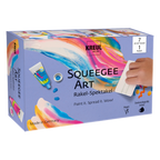 KREUL Squeegee Art Set mit Kids Art Kinder-Künstlerfarben