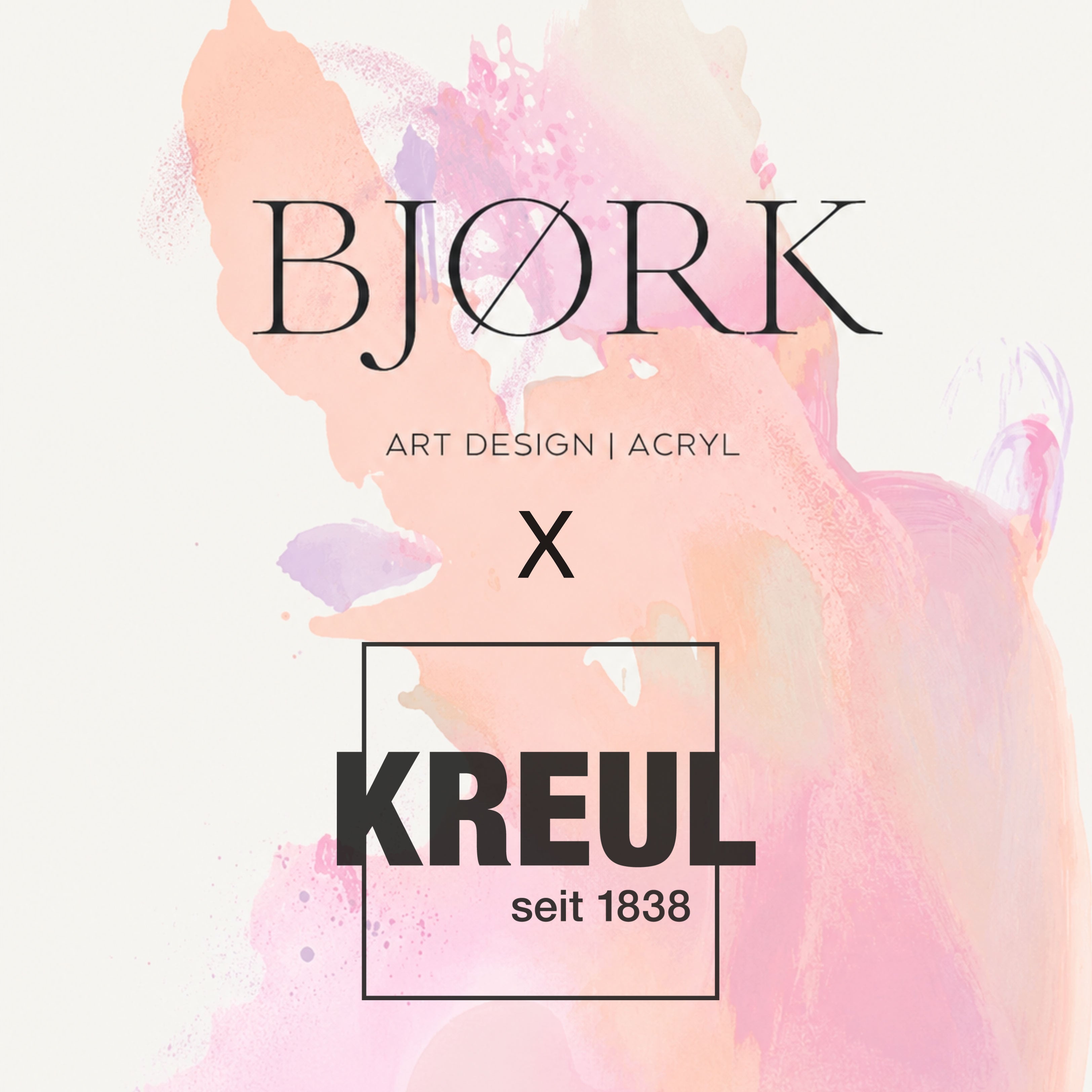 LIMITED EDITION: KREUL Triton Acrylic Liquid x @artbybjoerk - 6 Favorite Colors