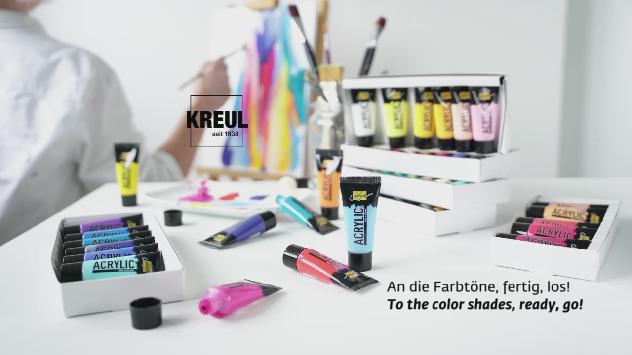 SOLO GOYA Acrylic 100 ml Tuben 6er Set