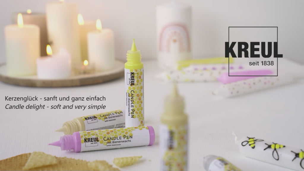 KREUL Candle Pen 6er Set Bee Happy